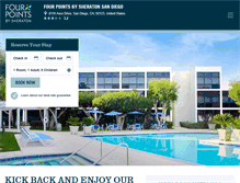 Tablet Screenshot of fourpointssandiegohotel.com
